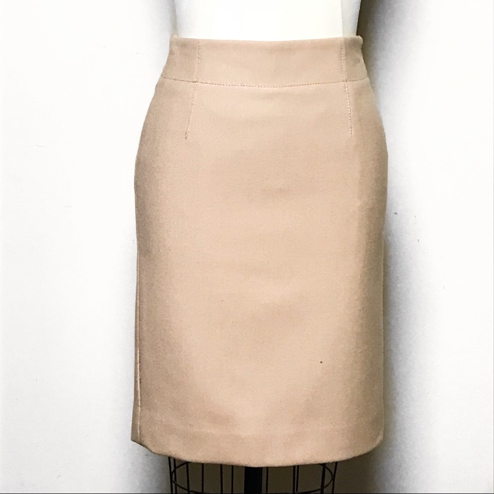 J Crew No. 2 Pencil Skirt Double Serge Wool Sz 4